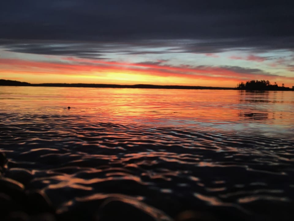 Sunrise from the beach