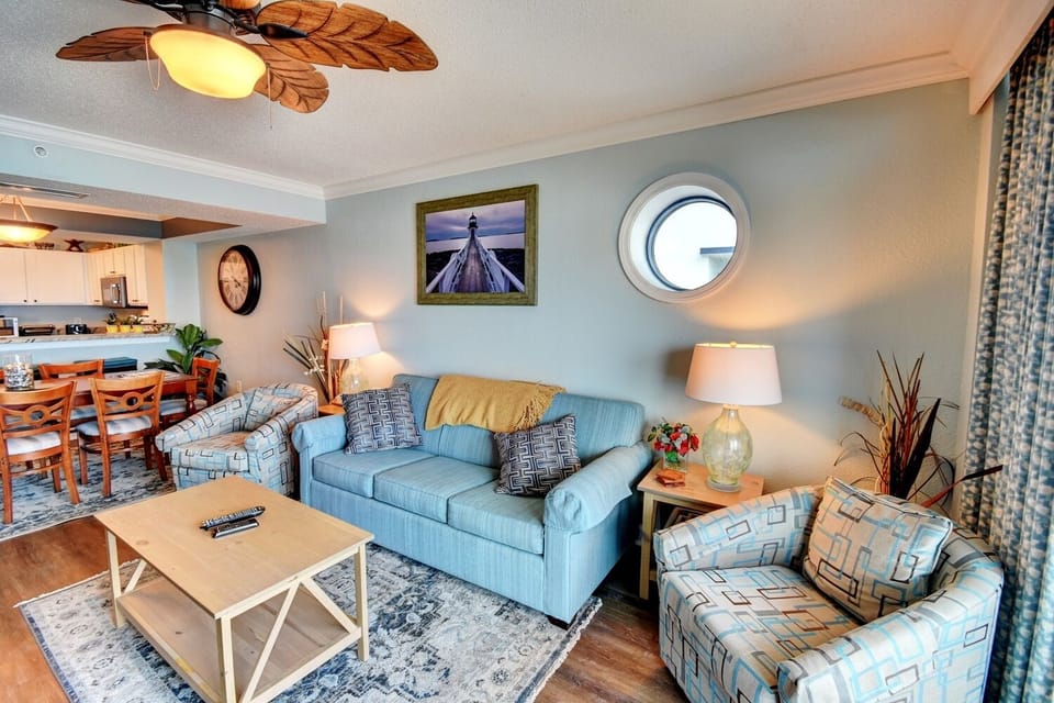 Condo, 4 Bedrooms | Living area | Flat-screen TV