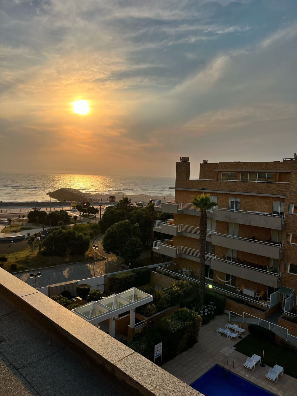Beautiful sunsets from the 2nd floor balcony