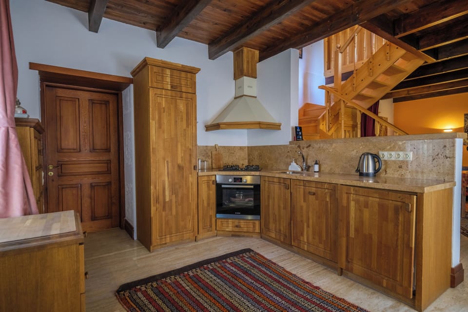 Panoramic Chalet, 3 Bedrooms, Patio, Sea Facing | Private kitchen | Coffee/tea maker, electric kettle, highchair