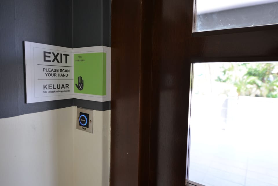 Interior entrance