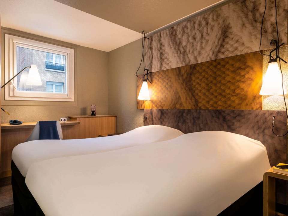 Standard Room, 2 Twin Beds | Down comforters, desk, soundproofing, iron/ironing board