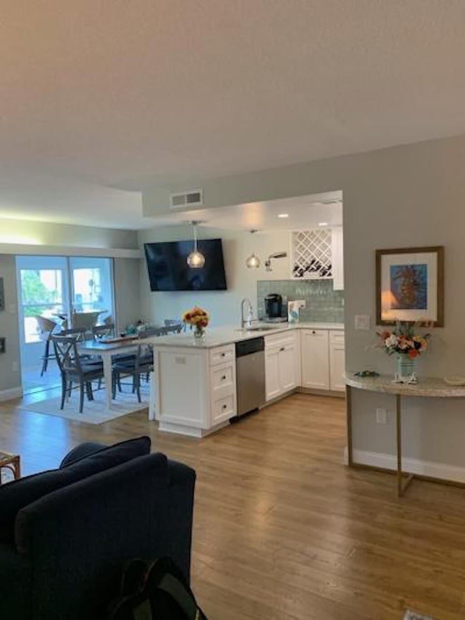 entrance of the condo