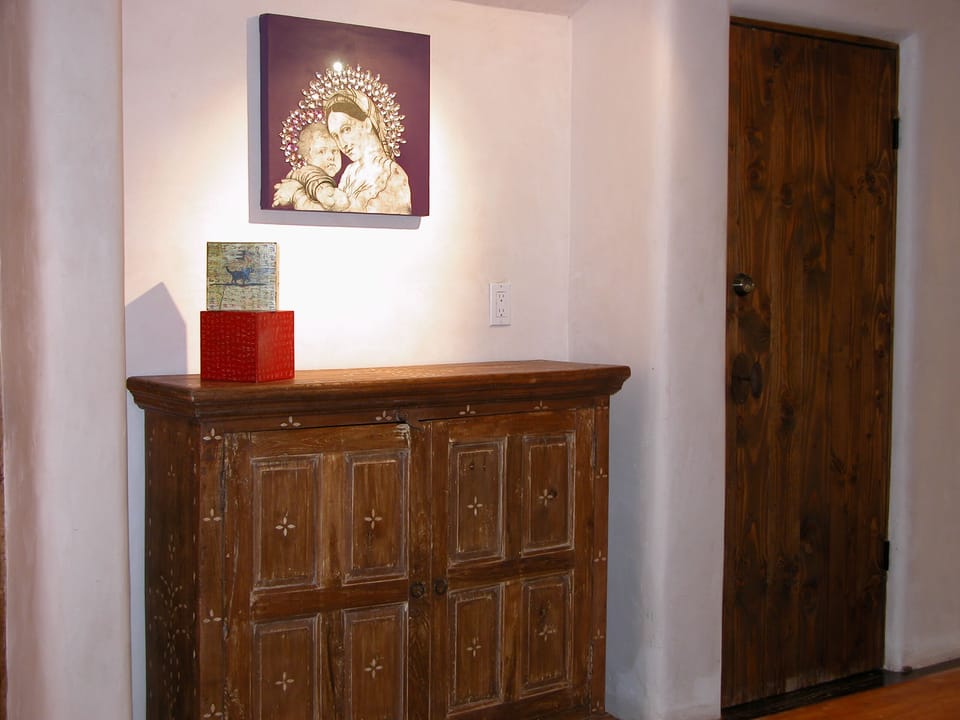 Examples of antiques and art from around the world, as well as handcrafted doors