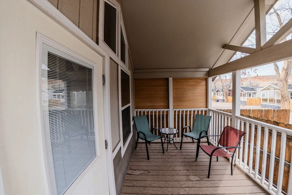 Patio seating area