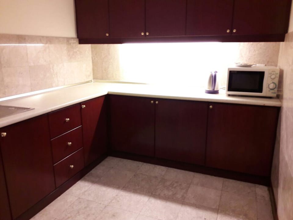 Family Double Room, 2 Bedrooms | Private kitchen | Fridge, microwave, oven, electric kettle