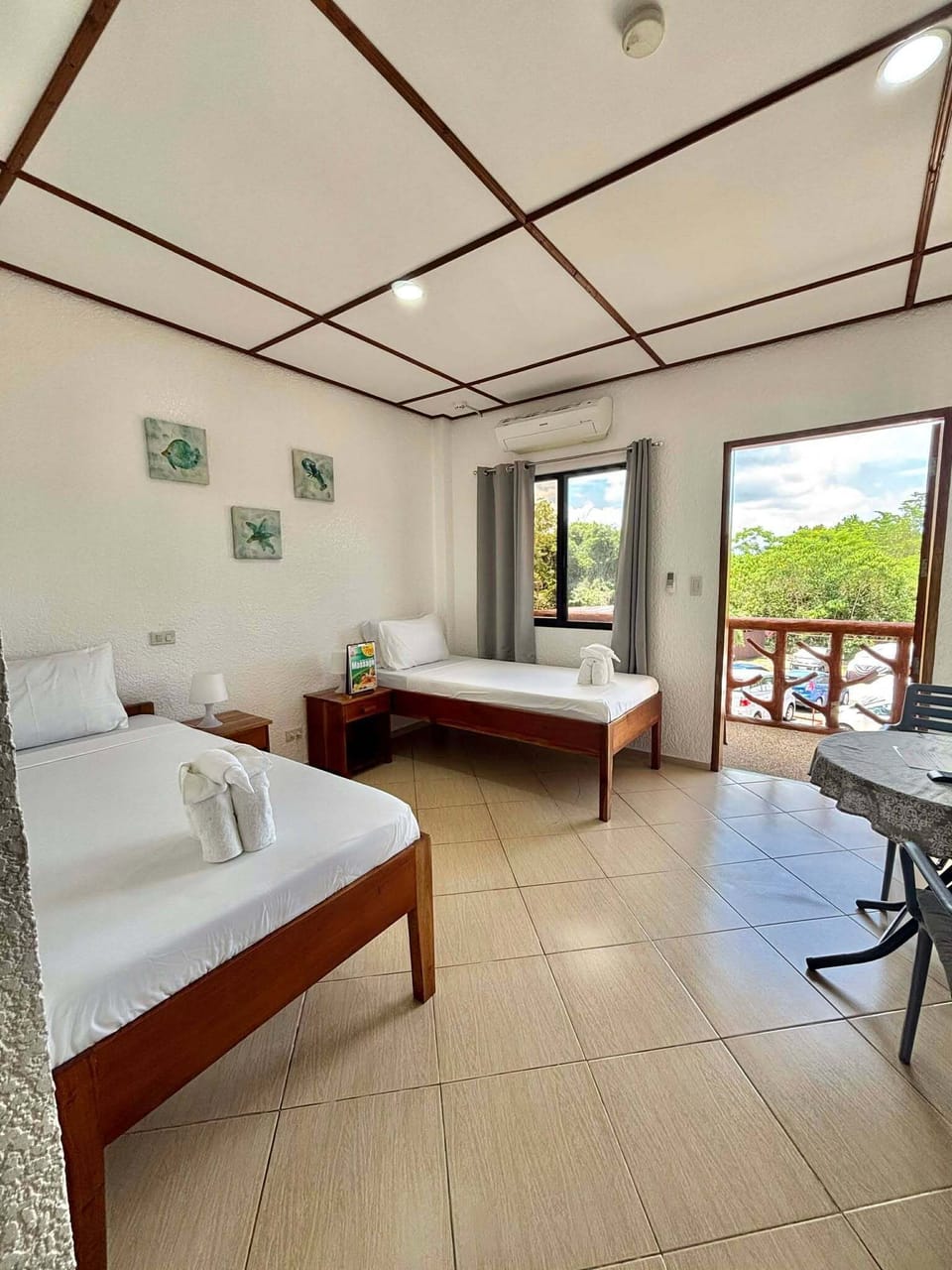 Twin Room with Balcony | In-room safe, desk, free WiFi, bed sheets