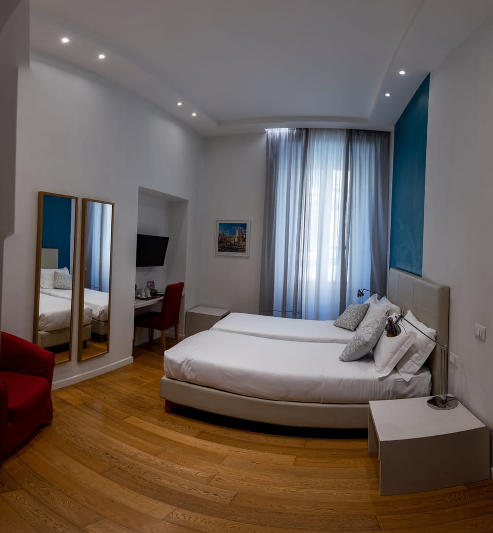 Classic Double or Twin Room | In-room safe, individually furnished, desk, iron/ironing board