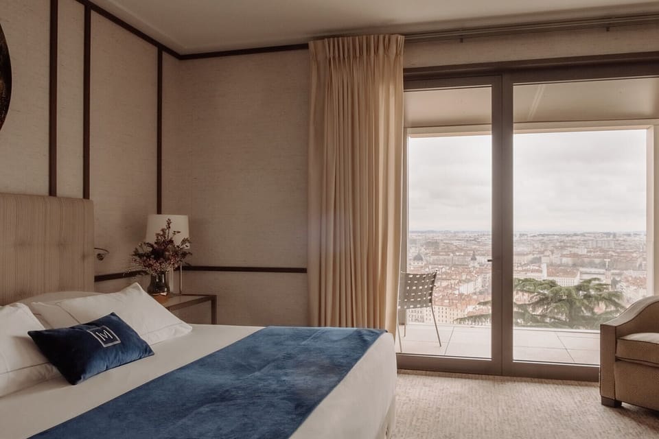 Room, City View (Lyon) | Premium bedding, free minibar, in-room safe, individually decorated