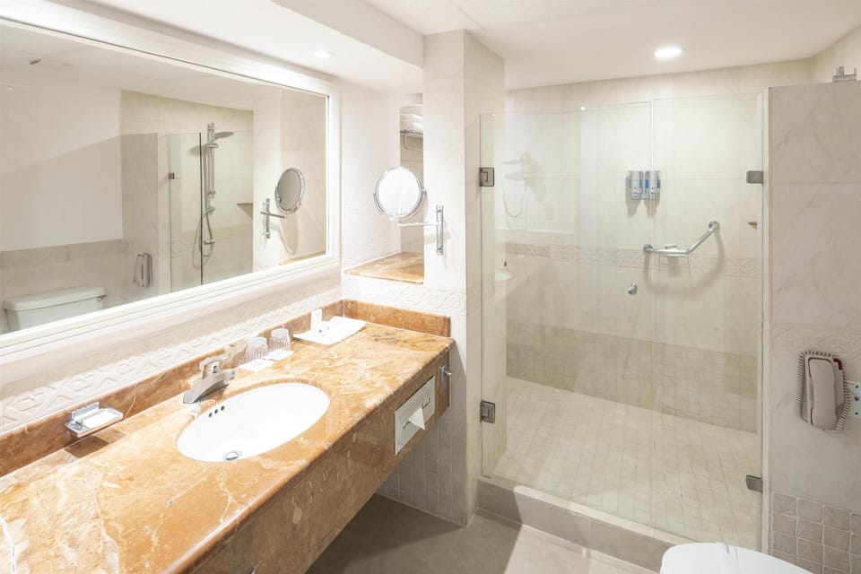 Double Room, Terrace | Bathroom | Eco-friendly toiletries, hair dryer, towels