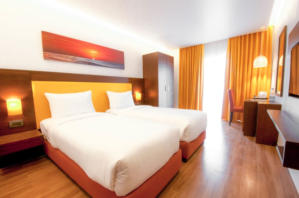 Superior Twin Room, 2 Twin Beds | Premium bedding, in-room safe, desk, iron/ironing board