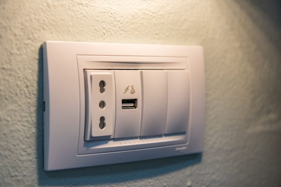 Bedside light switcher, USB charger