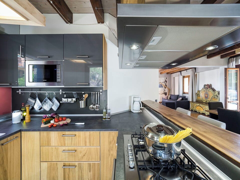 Well equipped modern kitchen