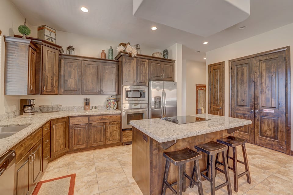 Large open kitchen