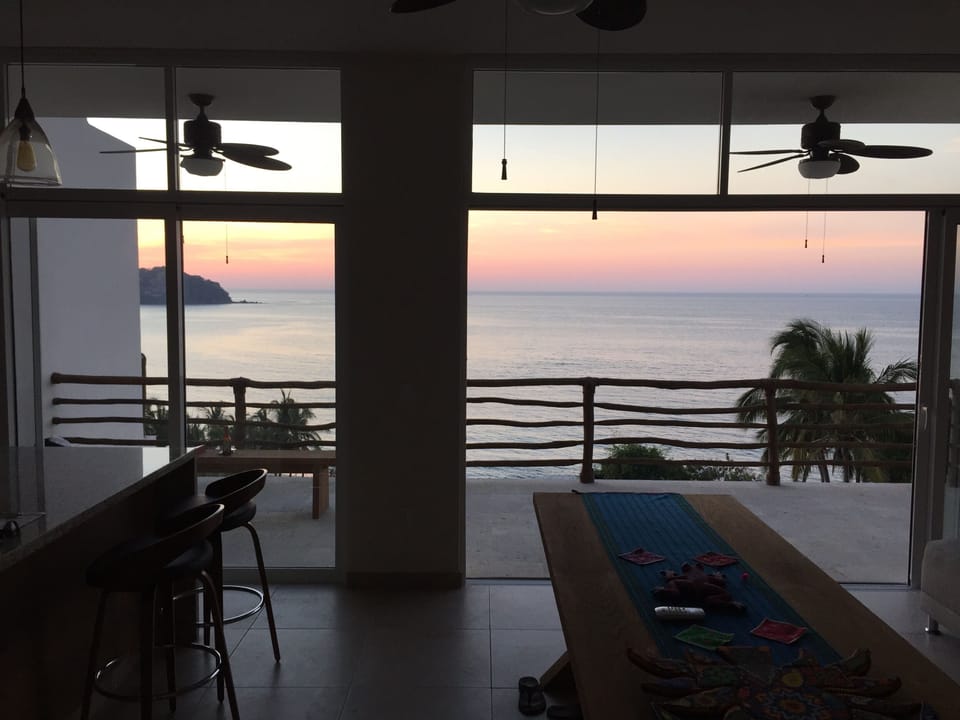 Main Living Area and Large Patio with amazing sunsets.