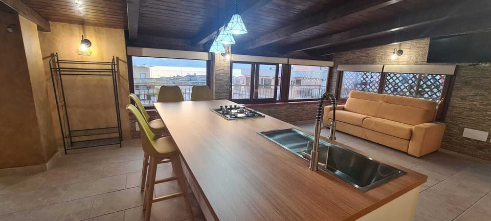Panoramic Loft, 1 Bedroom | Living area | 32-inch flat-screen TV with satellite channels, TV