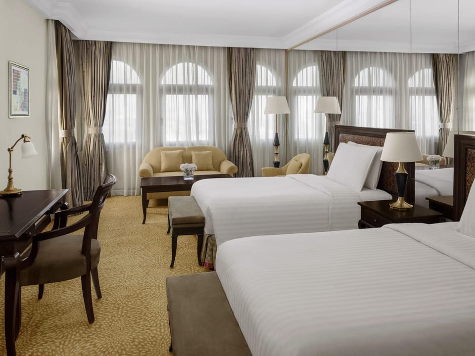 Royal Suite, 2 Bedrooms, Accessible | Minibar, in-room safe, desk, laptop workspace