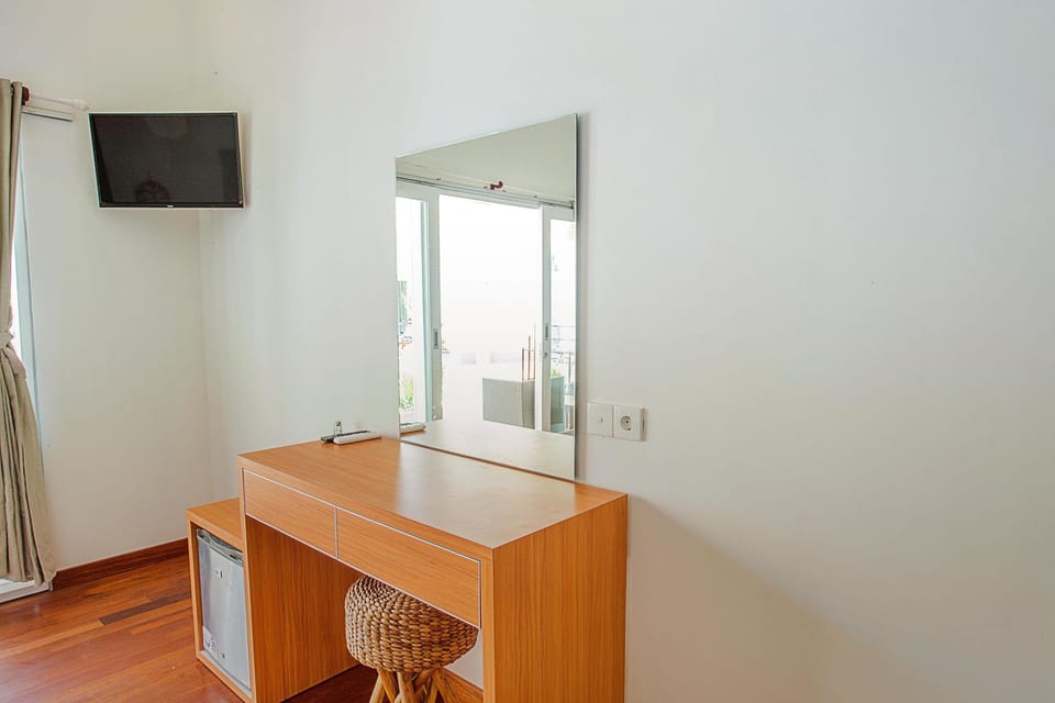 Family Quadruple Room, 2 Bedrooms, 2 Bathrooms, Pool View | In-room safe, desk, blackout drapes, free WiFi