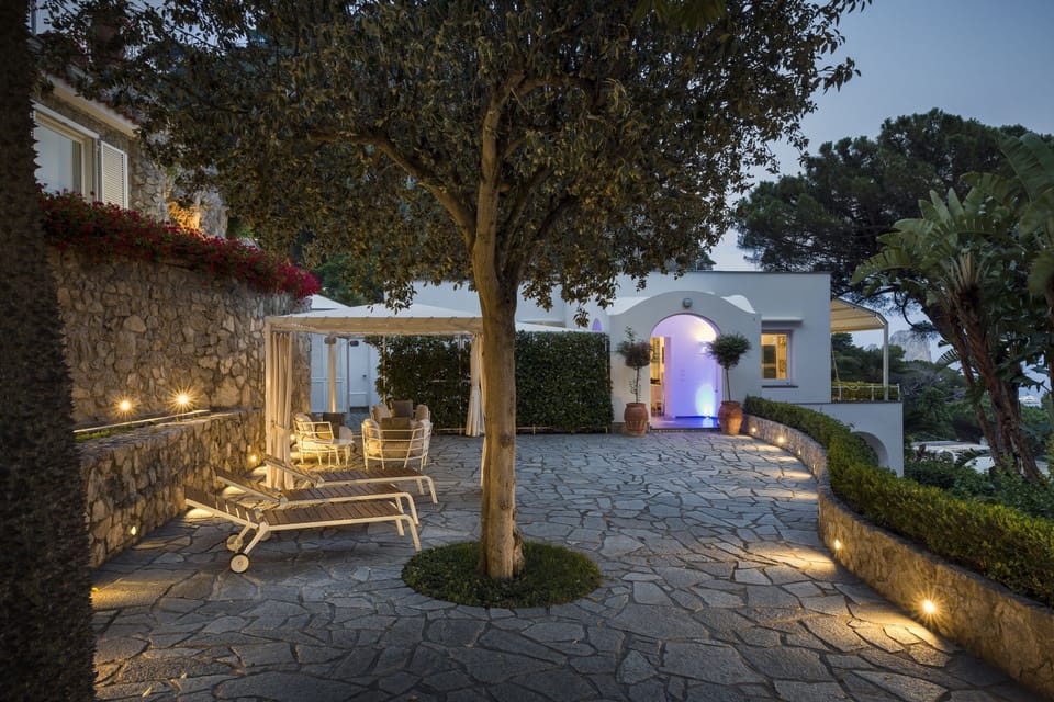Front of property - evening/night