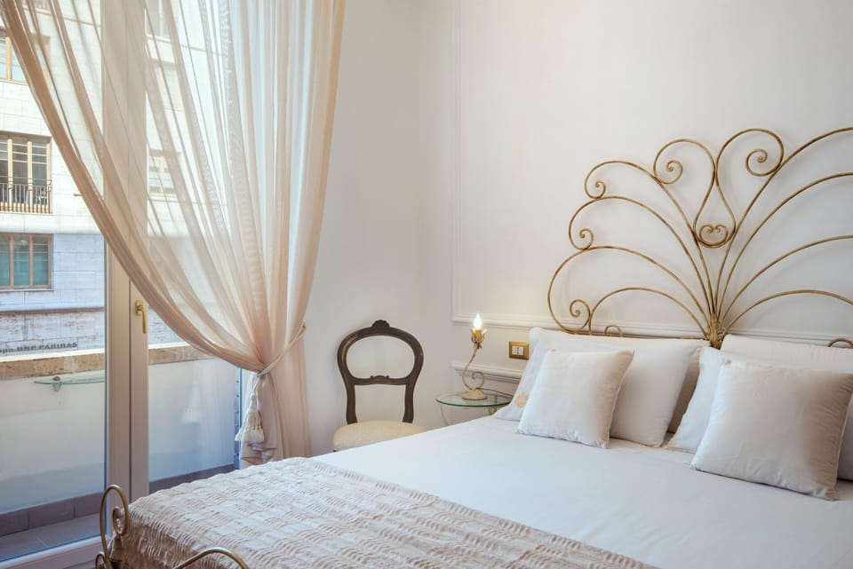 Elite Double Room, Balcony, City View (Maria Amalia) | Premium bedding, minibar, in-room safe, individually furnished