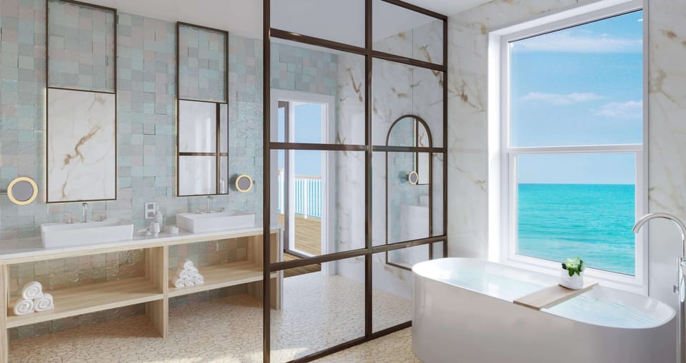 Villa, 1 Bedroom (Treasure Beach CrystalSky Reserve) | Bathroom | Shower, designer toiletries, hair dryer, towels