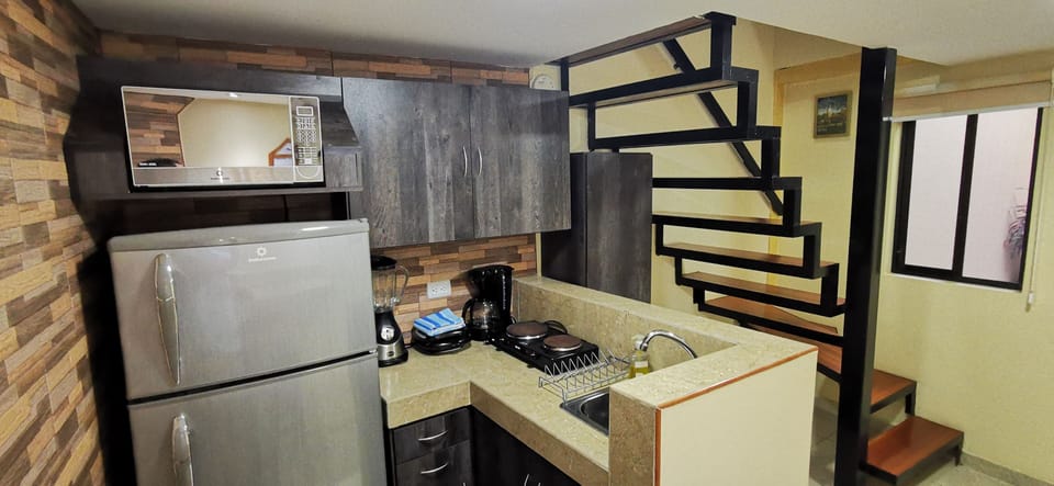 Apartment, 1 Bedroom (Suite) | Private kitchen | Mini-fridge, microwave, rice cooker, blender
