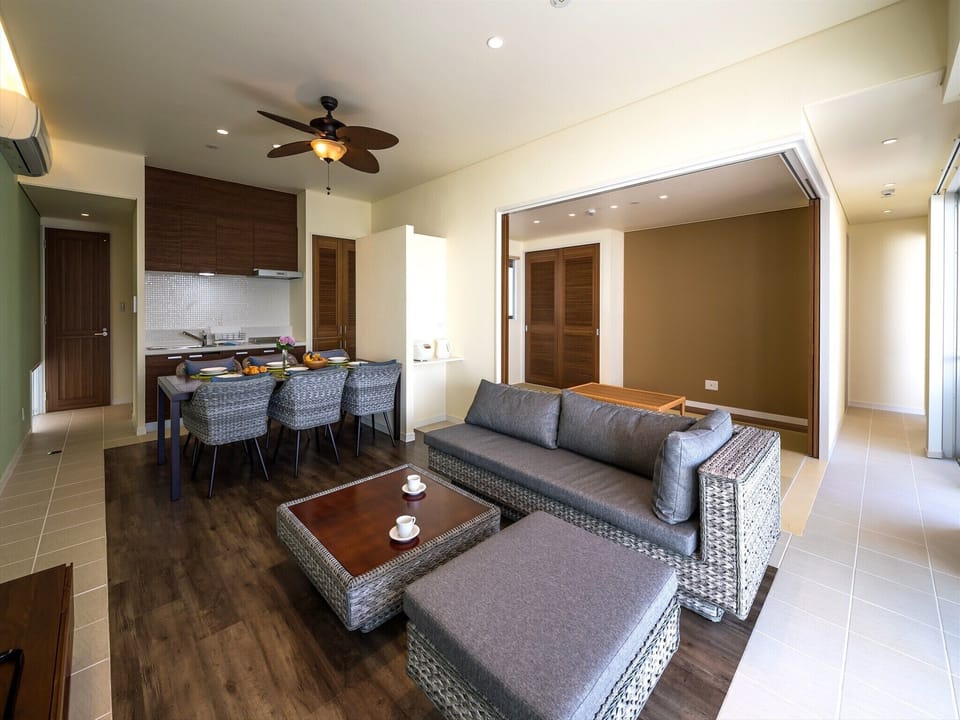 ANTHURIUM | Living area | 50-inch flat-screen TV with digital channels