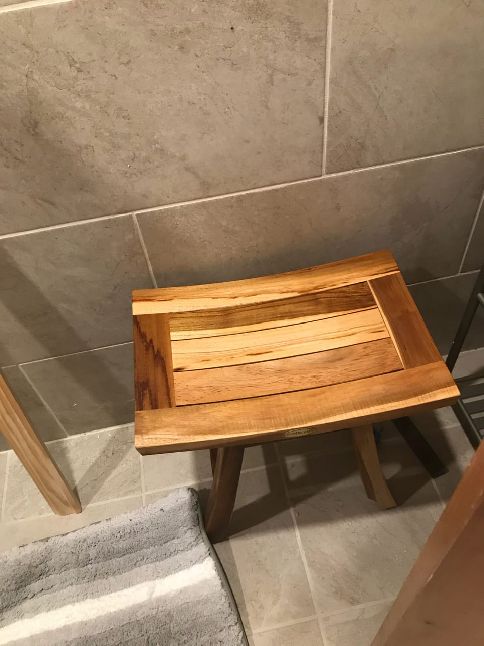 New bench with complete new shower
