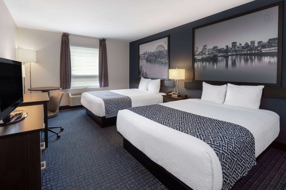 Standard Room, 2 Queen Beds | Premium bedding, desk, blackout drapes, iron/ironing board