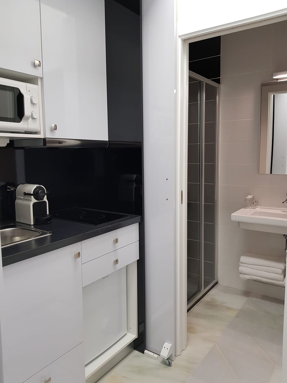 Superior Studio Suite, Private Bathroom | Private kitchenette | Microwave, stovetop, espresso maker, coffee/tea maker