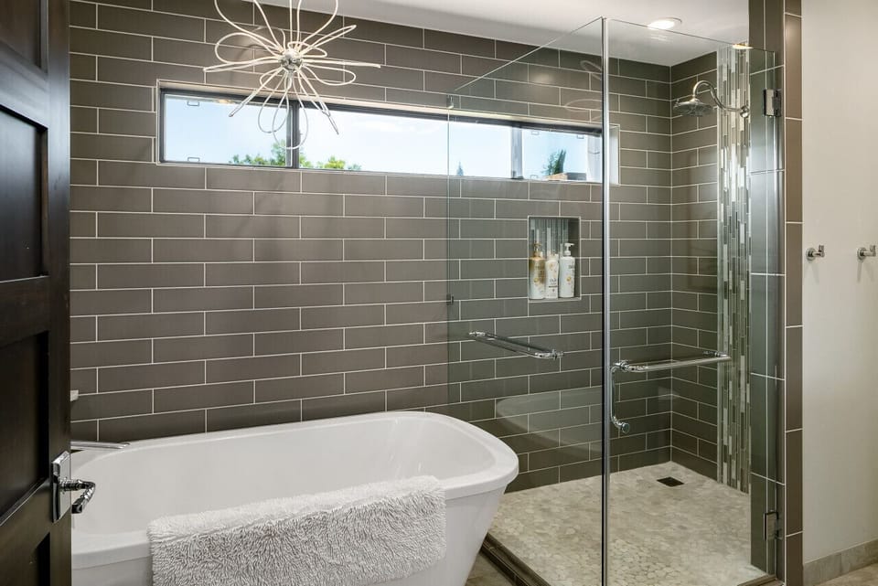 Walk in shower