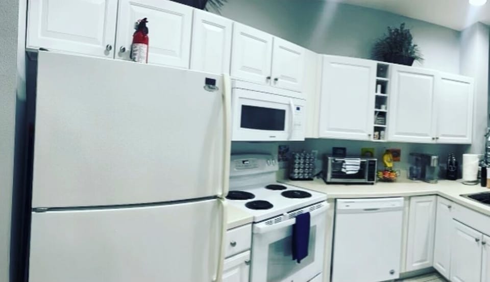 Fully stocked kitchen