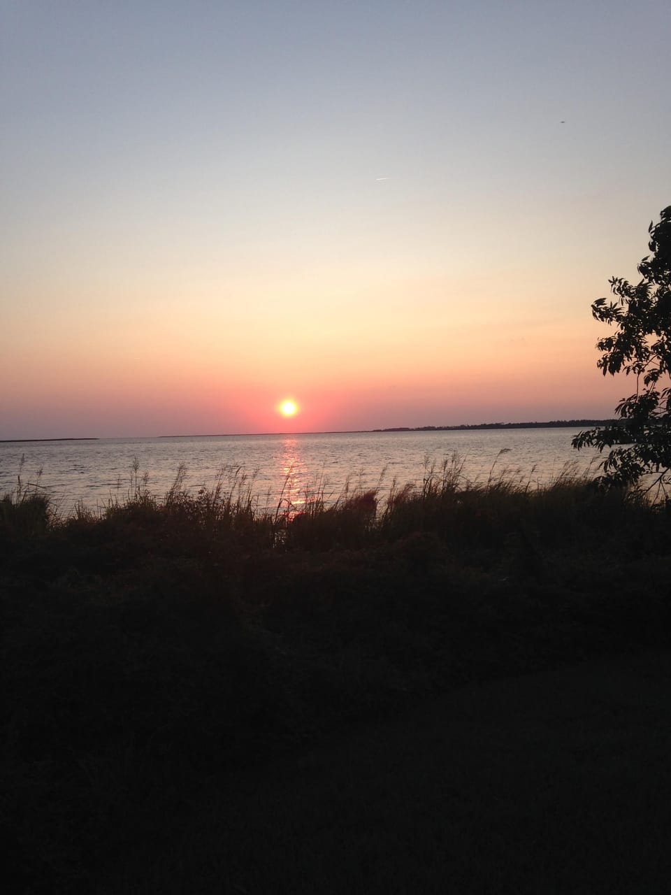 Sunset on the sound