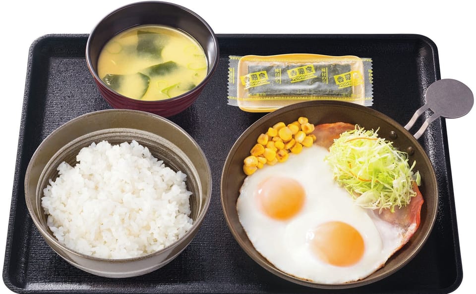 Daily Japanese breakfast for a fee