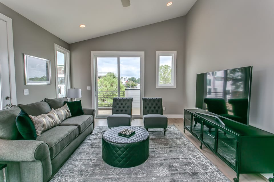 3rd Floor media Room with 55 inch high definition TV. 