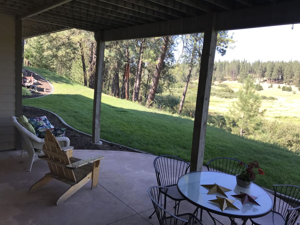 Private patio
