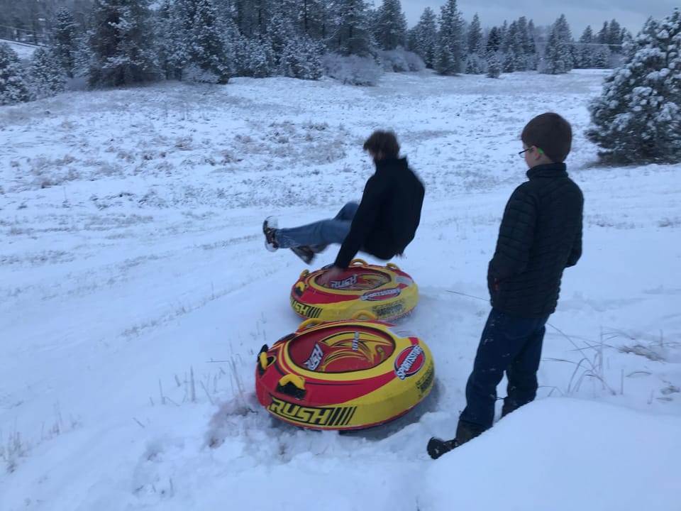 Sledding hill