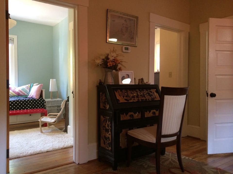 Desk and bedroom doors