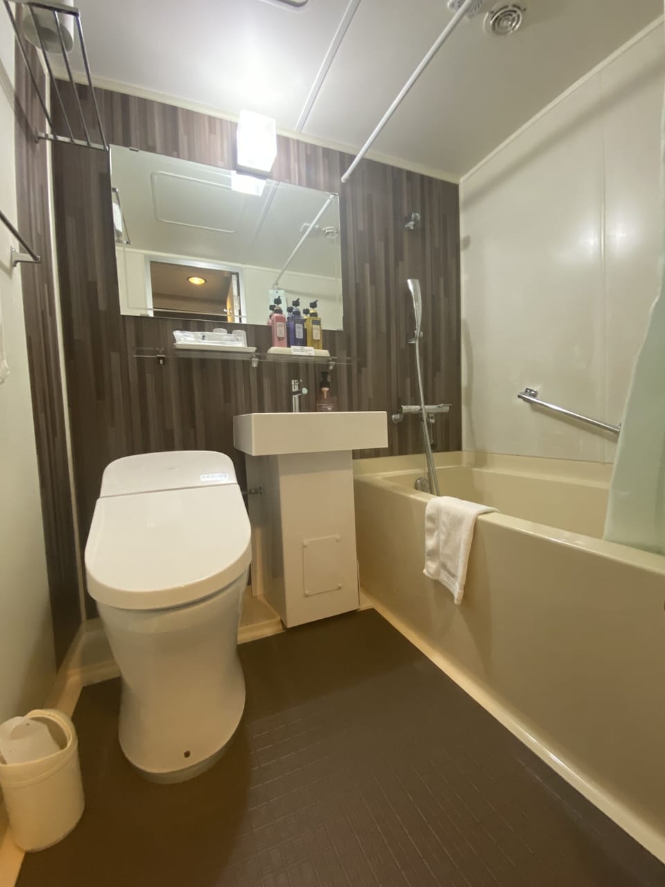 Standard Twin Room(Check-in at Hotel Gotemba Kogen Hotel) | Bathroom | Combined shower/tub, free toiletries, hair dryer, slippers