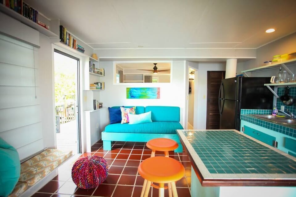 Villa 2 with private bathroom.