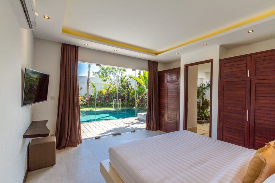 Family Villa, 3 Bedrooms, Non Smoking, Pool View | View from room