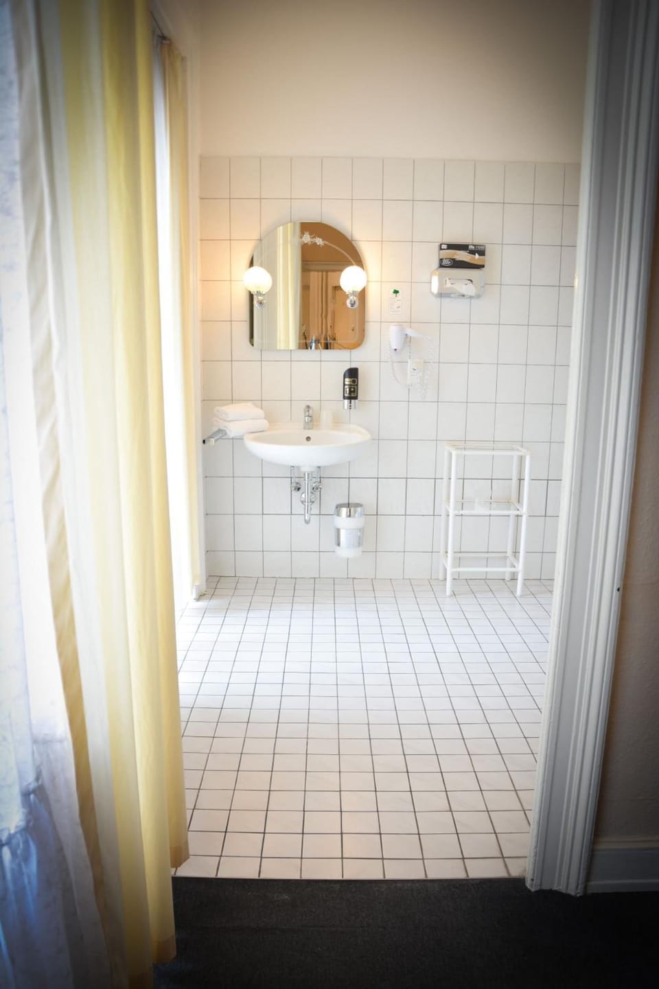 Free toiletries, hair dryer, towels