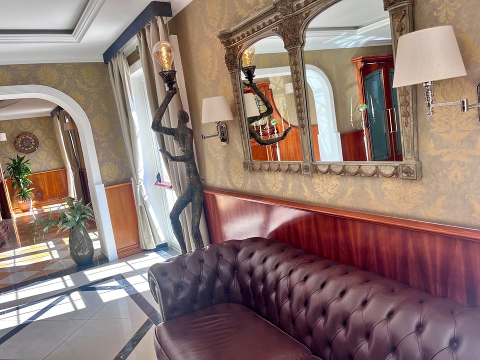 Lobby sitting area