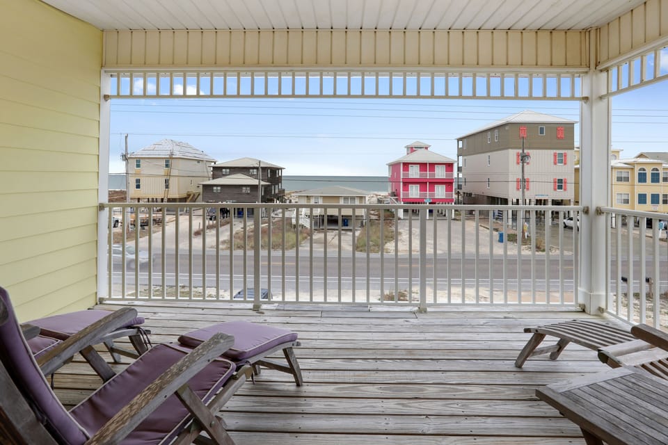 View from master bedroom balcony on 2nd floor