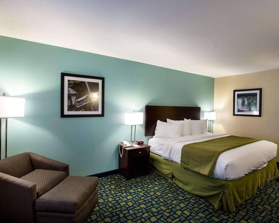 Premium bedding, desk, iron/ironing board, free WiFi