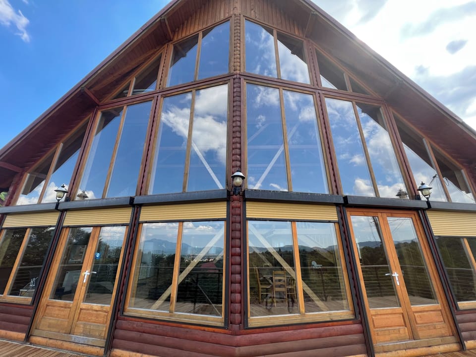 Front of the chalet