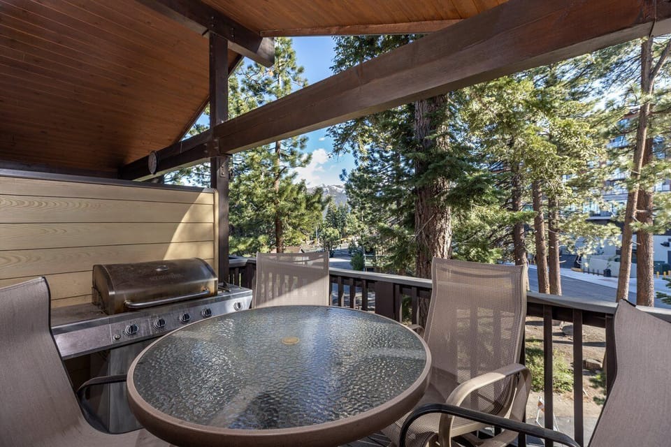 Private Deck with Propane Barbecue