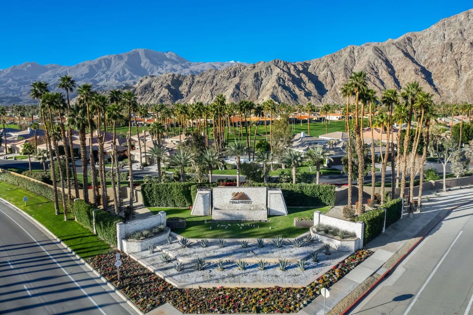 The landmark PGA West entrance the gateway to your vacation retreat  