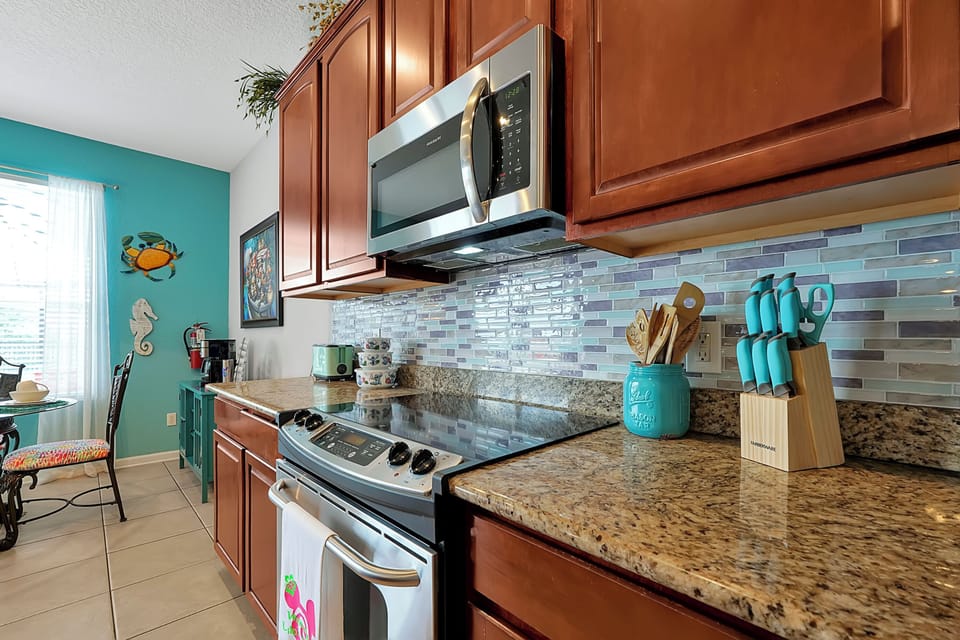 Fully equipped kitchen includes everything you need and then some!