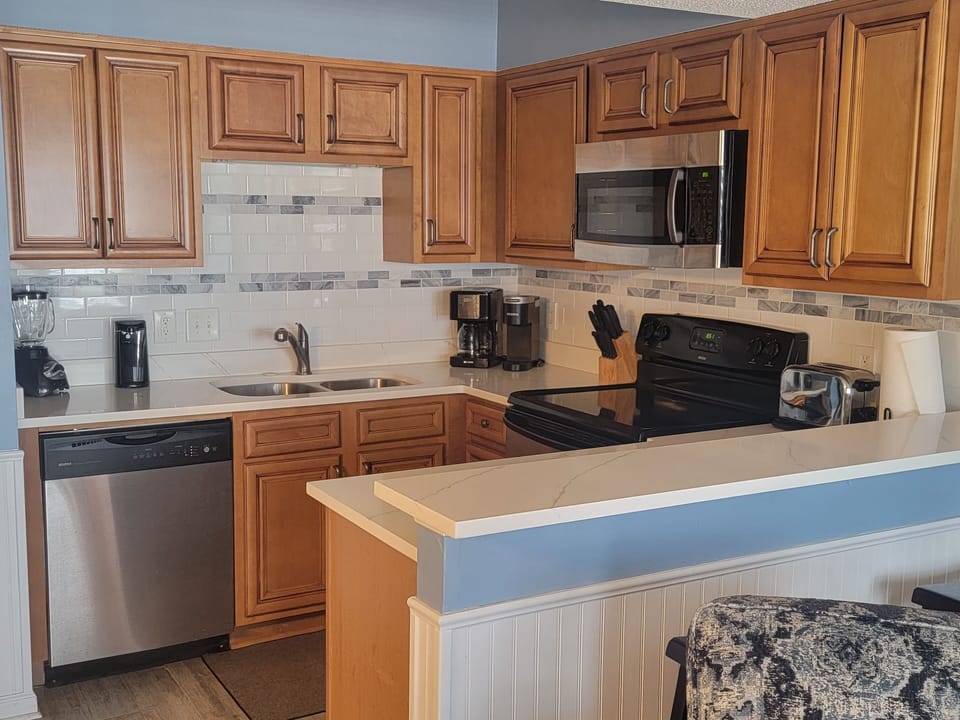 Kitchen with Bar Dining Area